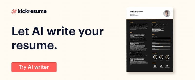 let ai write your resume