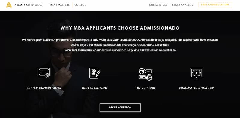 Admissionado info