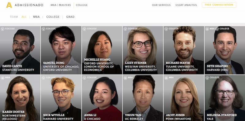 Admissionado team