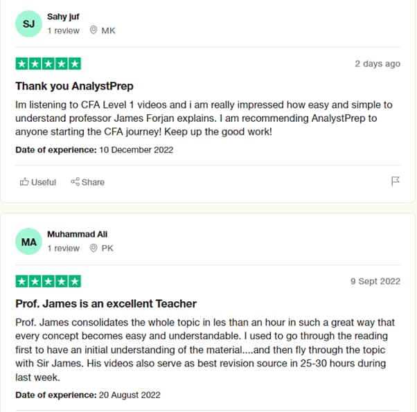 AnalystPrep-Feddback