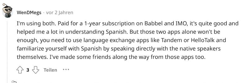 Babbel-Reputation