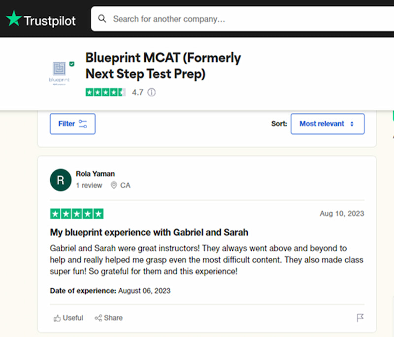 Blueprint MCAT Prep Tests FB