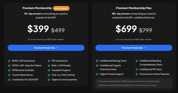 DAT Booster membership