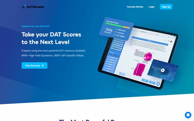 datbooster starting page