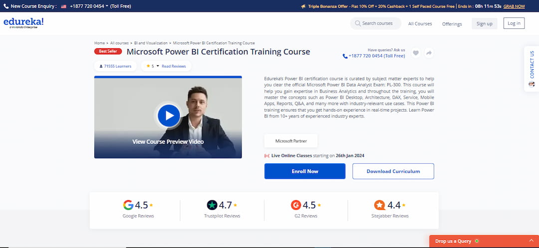 edureka courses usability