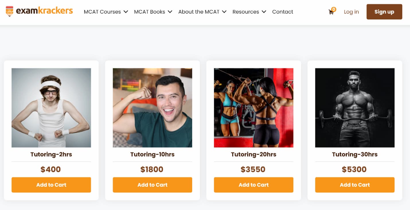 Examkrackers MCAT prices