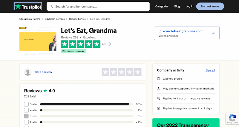 Trustpilot - A Beacon of Praise