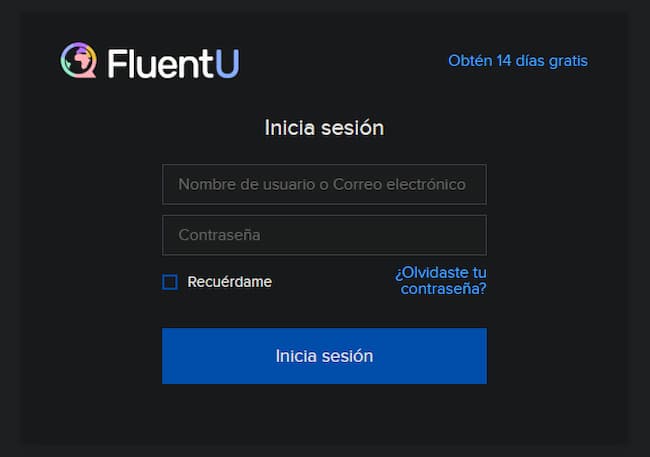 Fluentu-login