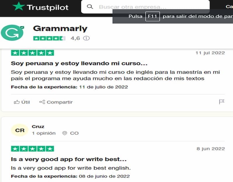 Grammarly-reputacion