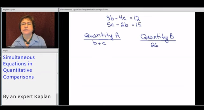 Kaplan GRE Prep Teaching Process