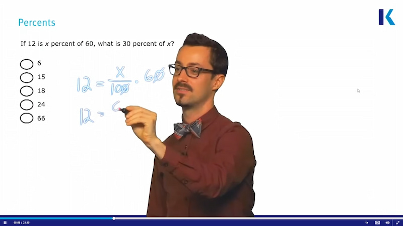 Kaplan GRE Tutoring Lesson