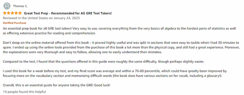 Kaplan GRE Book Review
