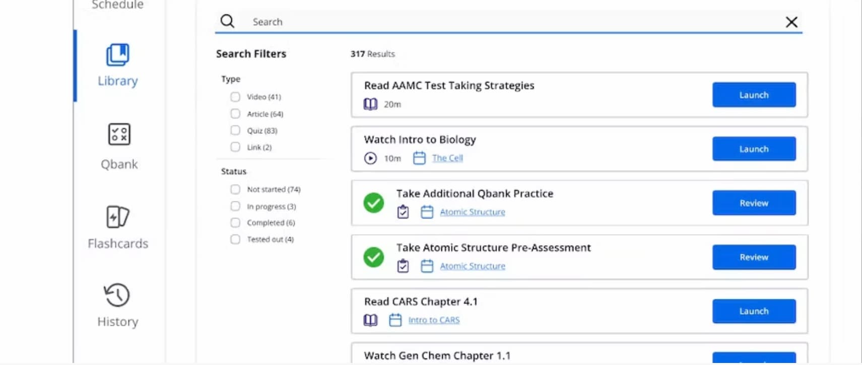 Kaplan's Prep Materials