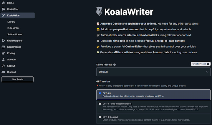 KoalaWriter AI review
