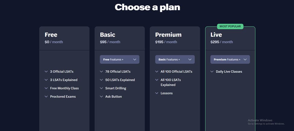 LSAT Demon pricing