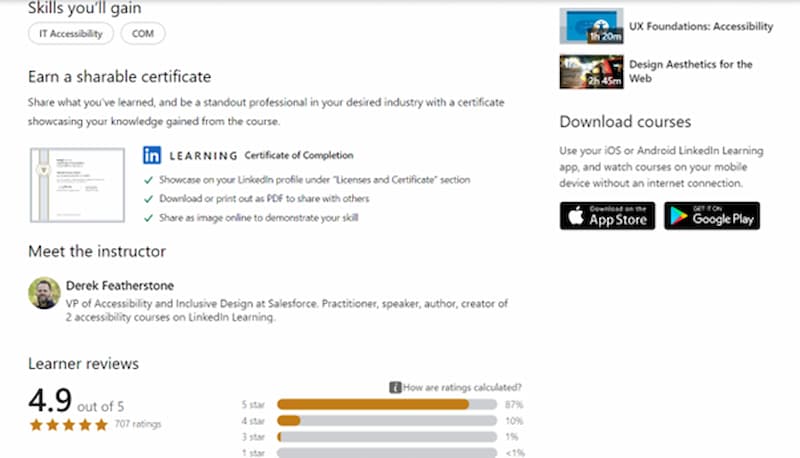 lynda courses what you gain