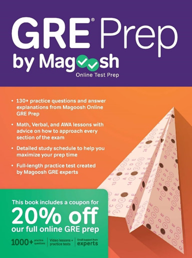 Magoosh GRE book