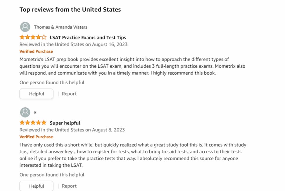 Mometrix- reviews