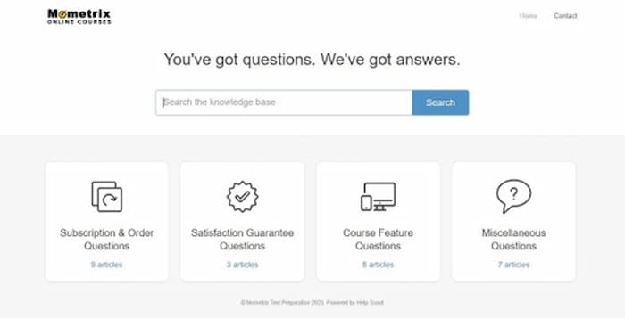 mometrix support