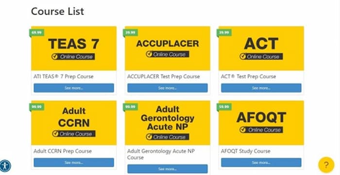 mometrix course list