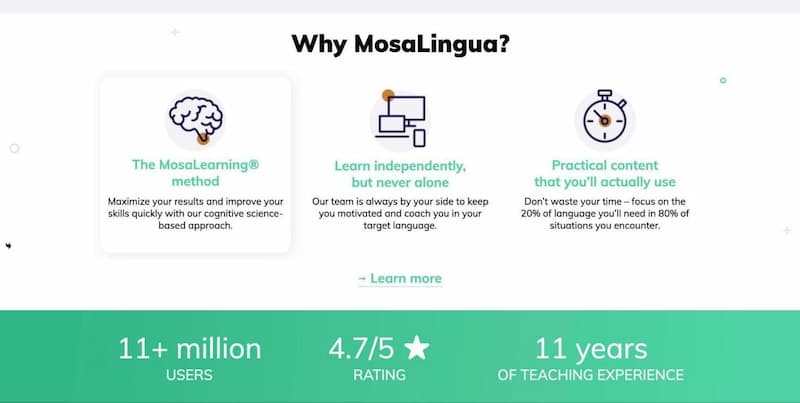 why mosalingua
