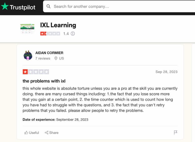 Online Reviews From Users