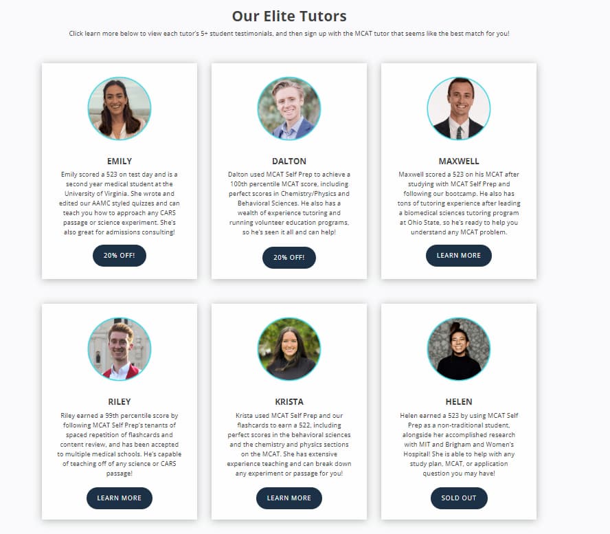 Elite tutors