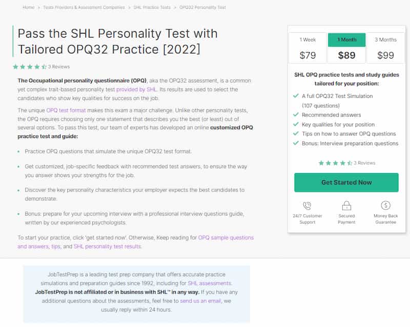 Personality-OPQ32-Test-Practice-Course