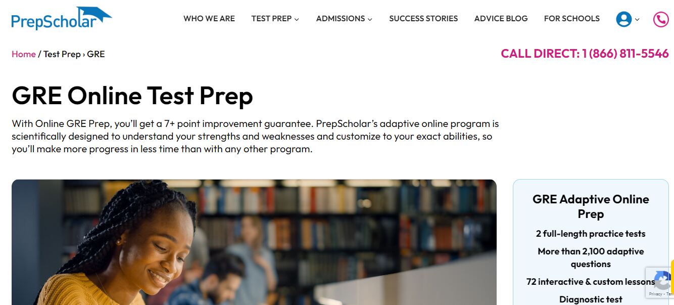 Prepscholar GRE Prep Course