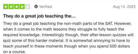 Prepscholar PSAT tutor user review