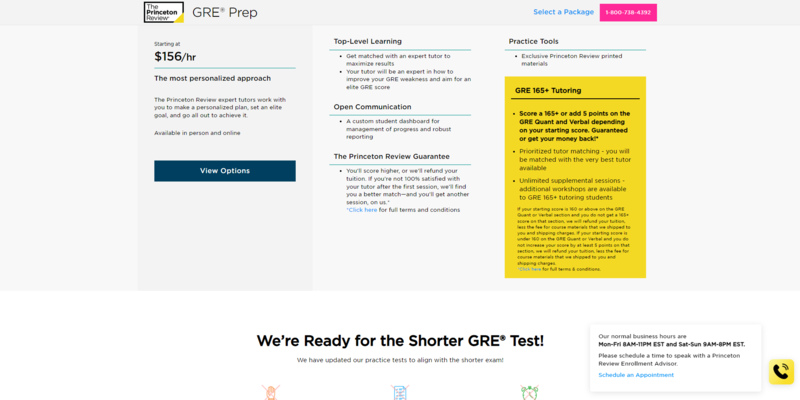 Princeton GRE Tutoring