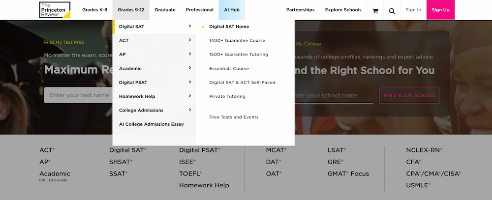 review on Princeton Review PSAT grades
