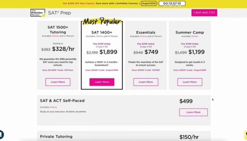 Princeton Review Tutoring for PSAT