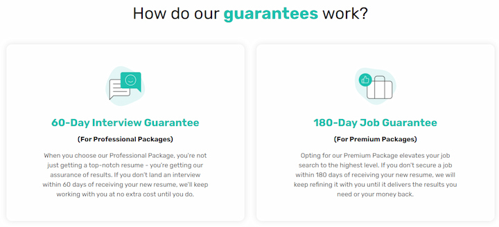 Resumeble Guarantees