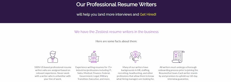 ResumeZest writers