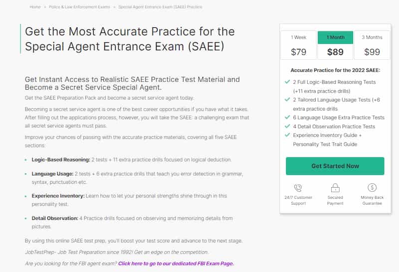 Secret-Service-SAEE-Practice-Course