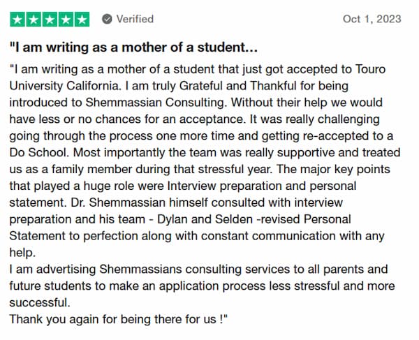shemmassian parents opinion