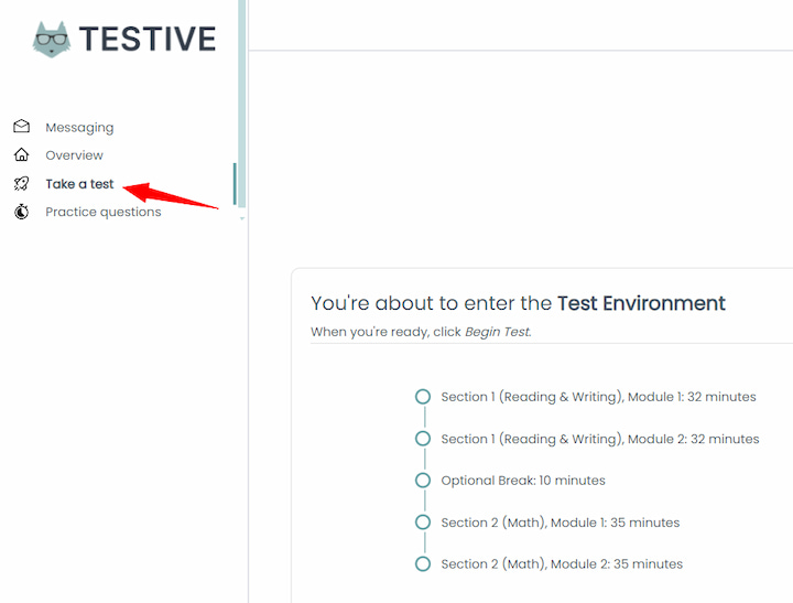 Testive SAT/ACT Pratice Test