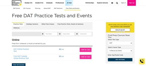 The Princeton Review DAT Practice Tests