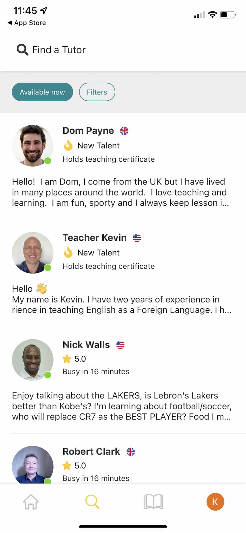 Tutor-Directory