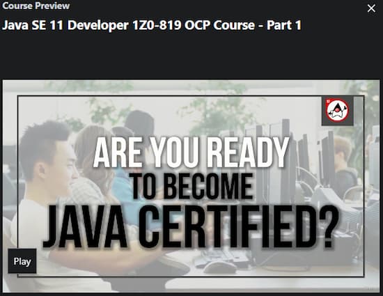 udemy-Java-SE-11-Developer-1Z0-819-OCP-Course-Part-1