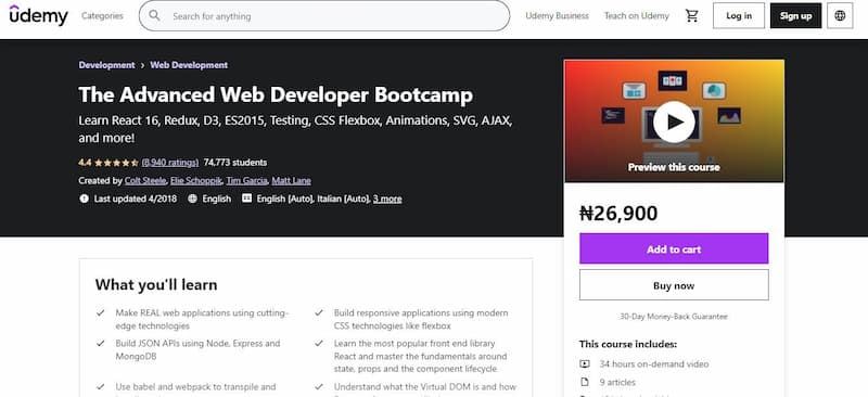 Udemy-Web-Development-Courses-Review