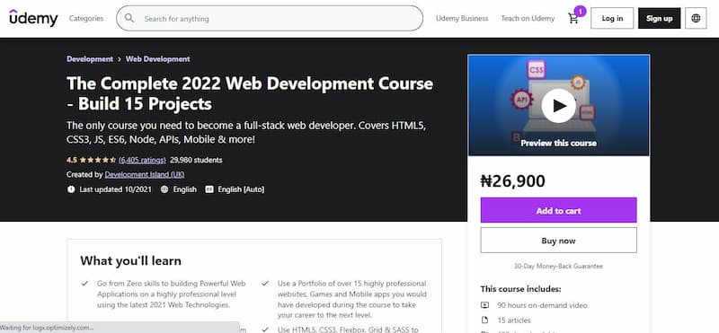 Udemy-Web-Development-Courses-Review