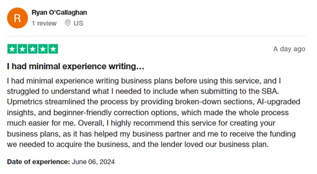 upmetrics-client-positive-review