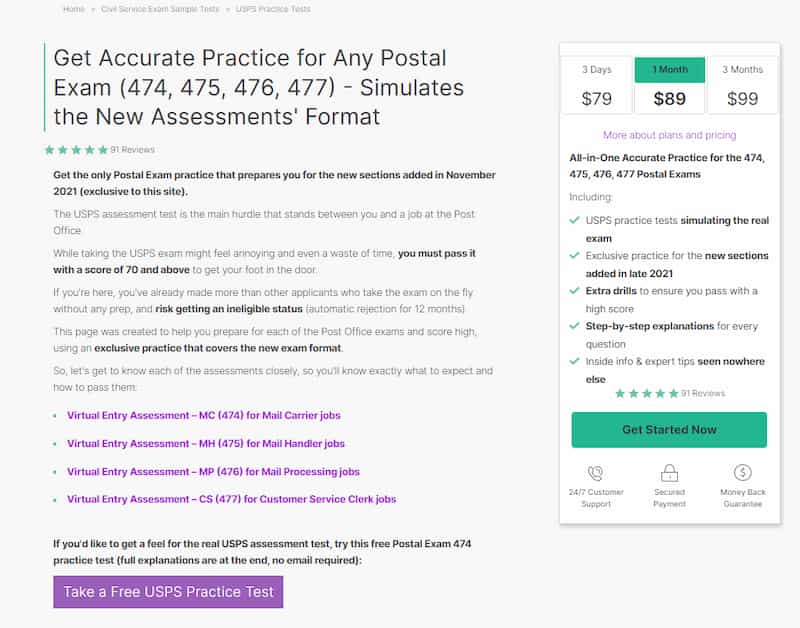 USPS-Test-Practice-Course