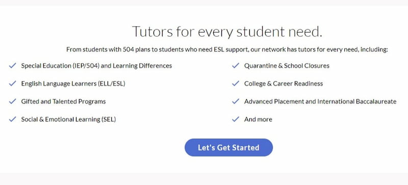 VarsityTutors benefits