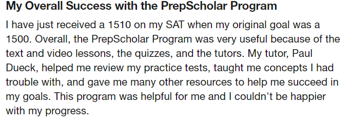 review prepsholar psat course